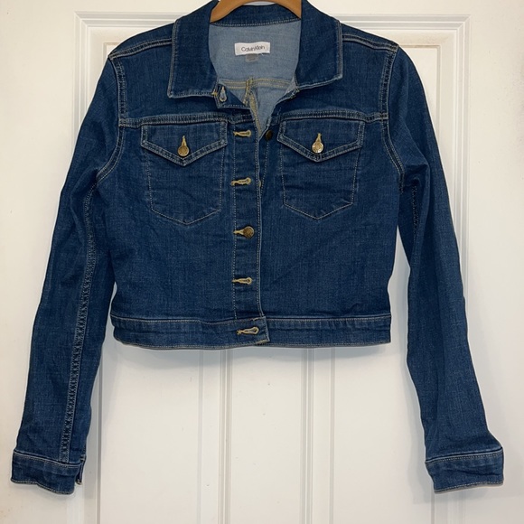 Calvin Klein Jackets & Blazers - Calvin Klein cropped denim jacket Small